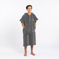Slowtide THE DIGS CHANGING PONCHO  S/M HEATHER GREY